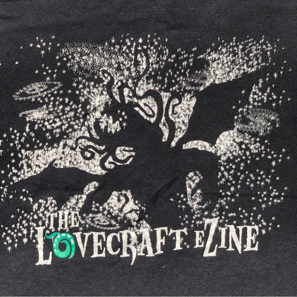 HP Lovecraft eZine Church of Starry Wisdom Halloween T-shirt, Size L